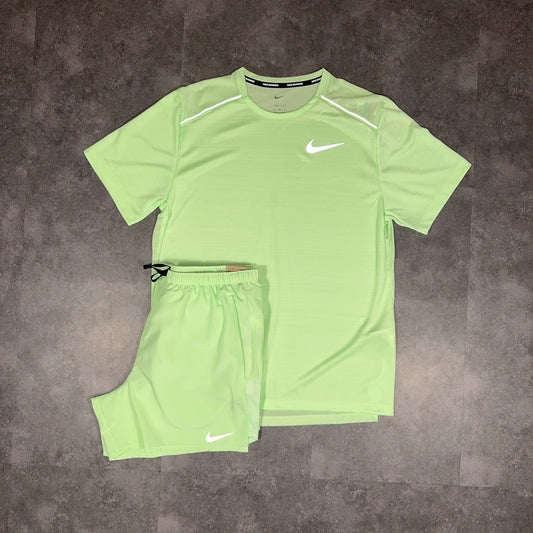 Ensemble Nike Running Vert Lime